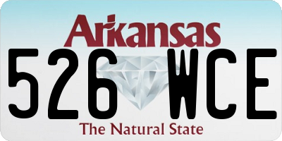 AR license plate 526WCE