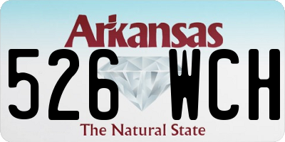 AR license plate 526WCH