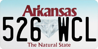AR license plate 526WCL