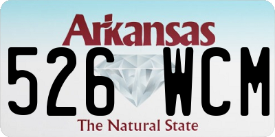 AR license plate 526WCM