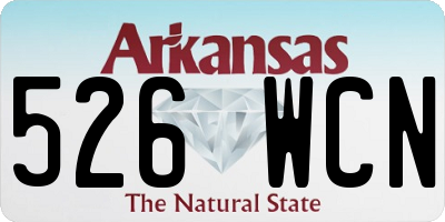 AR license plate 526WCN