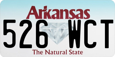 AR license plate 526WCT