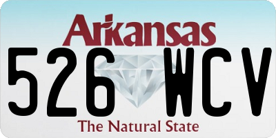 AR license plate 526WCV
