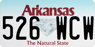 AR license plate 526WCW