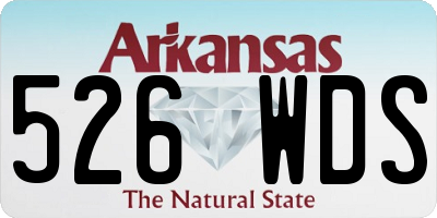 AR license plate 526WDS
