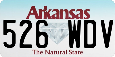 AR license plate 526WDV