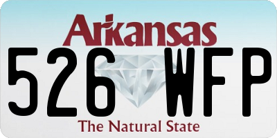 AR license plate 526WFP