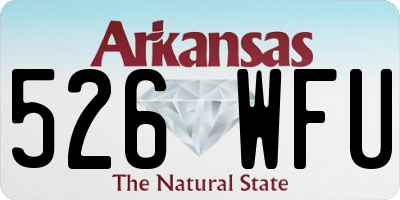 AR license plate 526WFU