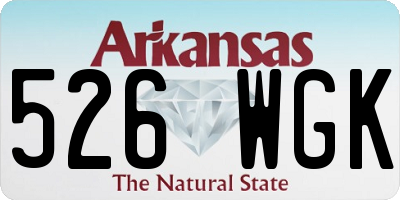 AR license plate 526WGK