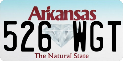 AR license plate 526WGT