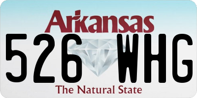 AR license plate 526WHG