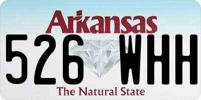 AR license plate 526WHH
