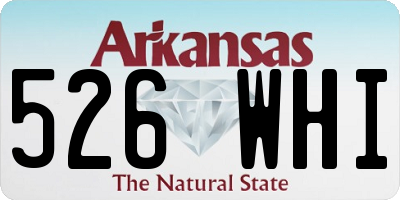 AR license plate 526WHI