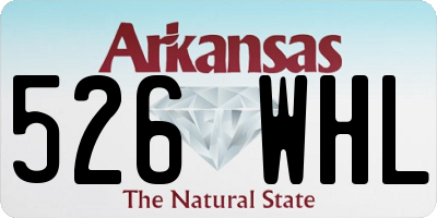 AR license plate 526WHL