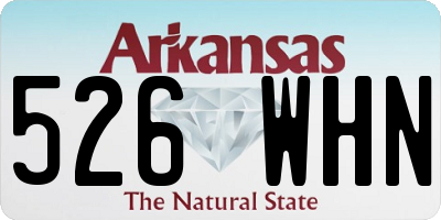 AR license plate 526WHN