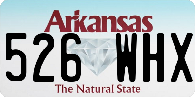 AR license plate 526WHX