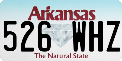 AR license plate 526WHZ