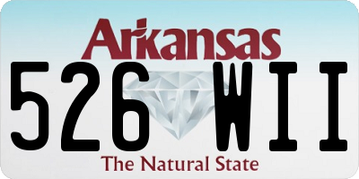 AR license plate 526WII