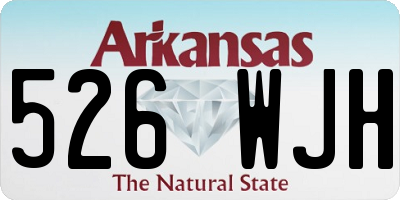 AR license plate 526WJH