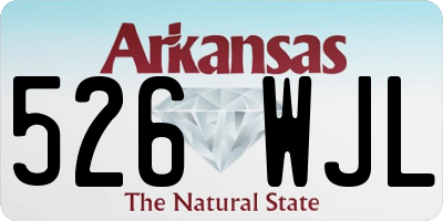 AR license plate 526WJL