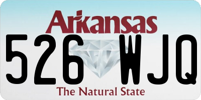 AR license plate 526WJQ