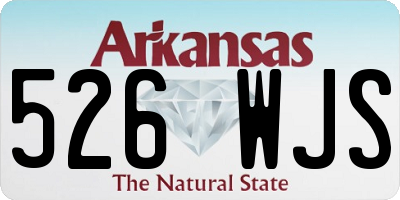 AR license plate 526WJS