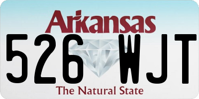 AR license plate 526WJT