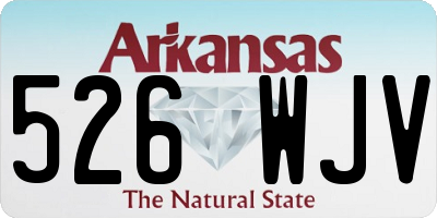 AR license plate 526WJV