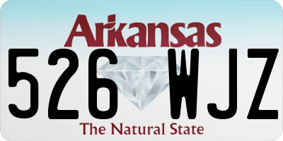 AR license plate 526WJZ