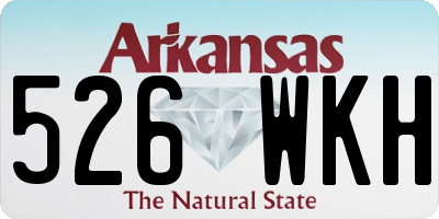 AR license plate 526WKH