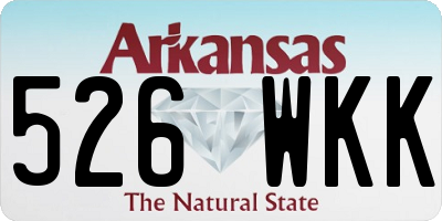 AR license plate 526WKK