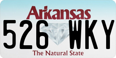 AR license plate 526WKY