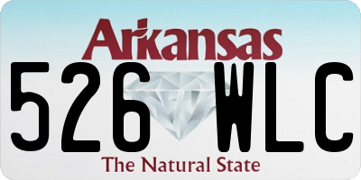 AR license plate 526WLC
