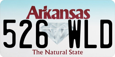 AR license plate 526WLD