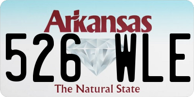 AR license plate 526WLE