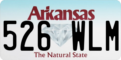 AR license plate 526WLM