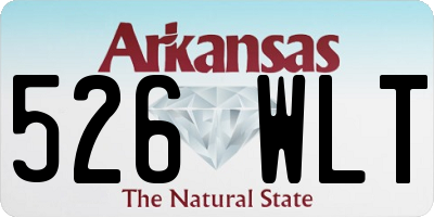 AR license plate 526WLT