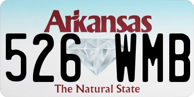 AR license plate 526WMB