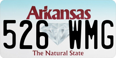 AR license plate 526WMG