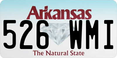 AR license plate 526WMI