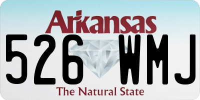 AR license plate 526WMJ