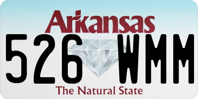 AR license plate 526WMM