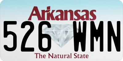 AR license plate 526WMN