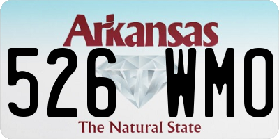 AR license plate 526WMO