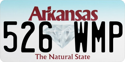 AR license plate 526WMP