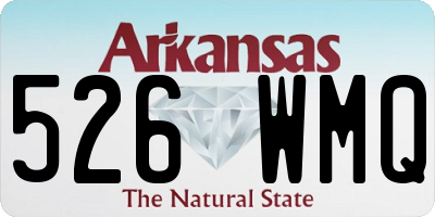 AR license plate 526WMQ