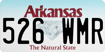 AR license plate 526WMR