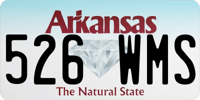 AR license plate 526WMS