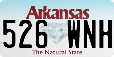 AR license plate 526WNH