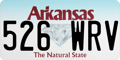 AR license plate 526WRV